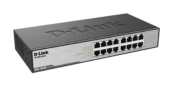 16-port 10/100Base-T Unmanaged Switch 