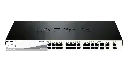 24-Port 10/100Base-T PoE Smart Switch +2G + 2COMBO 