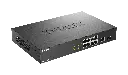 8-port GIGA Unmanaged PoE 125W + 1G UPLNK + 1SFP 