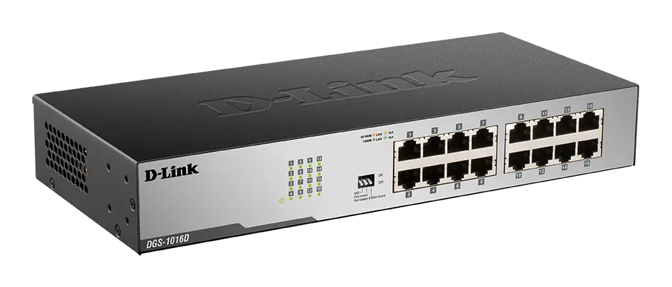 16-port 10/100/1000Base-T Unmanaged Gigabit Switch 