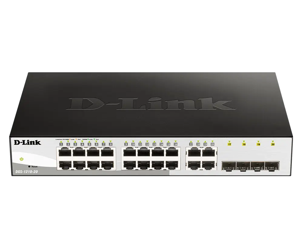 16-Port 10/100/1000Base-T with 4 SFP Smart Switch