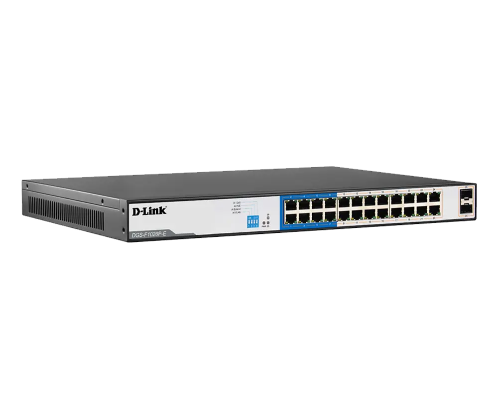 24-Port 10/100/1000 PoE +  2 x SFP 250W 