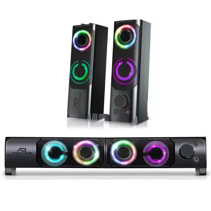 ADVANCE ENCEINTE 2.0 SOUNDPHONIC 6W RMS RGB