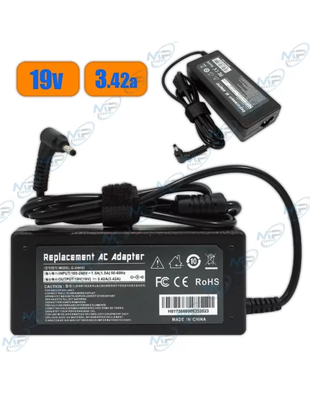 AC Adapter Acer 19V-3,42A 3.0 * 1.1 mm-65W
