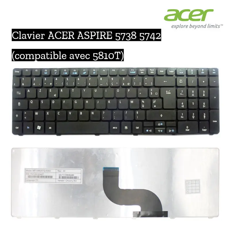 Clavier Acer 5741 - 5742Z - 5810