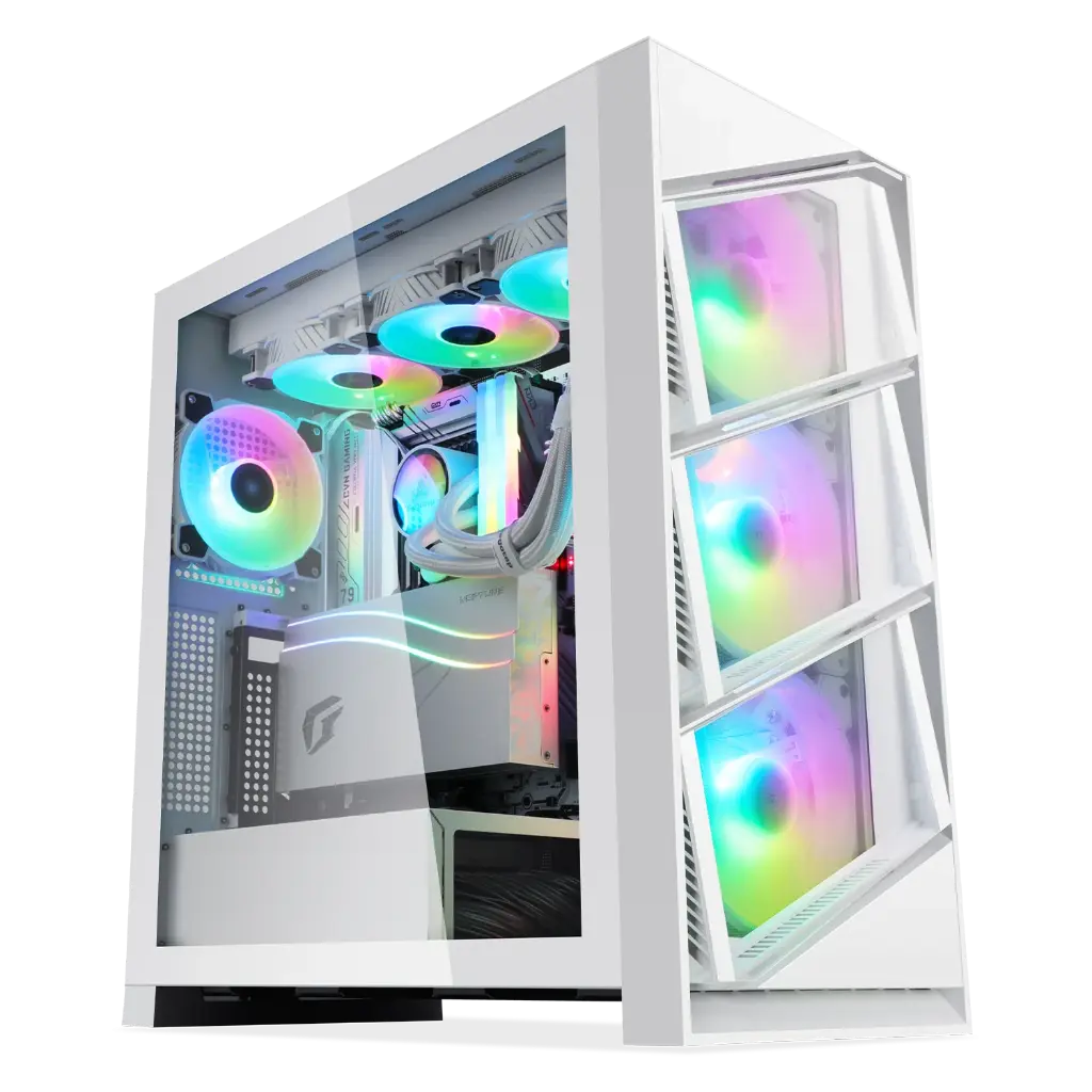 Segotep Aeolus -KL white sans ventilateurs 