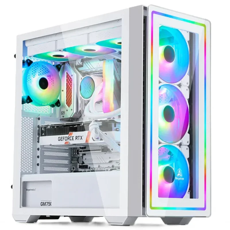Segotep Gank 360 RGB white + 4 ventilateurs ARGB (romantic 12 ) + controleur