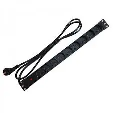 Multiprise 8x2P+T-1U 16A,+Int+cordon 
