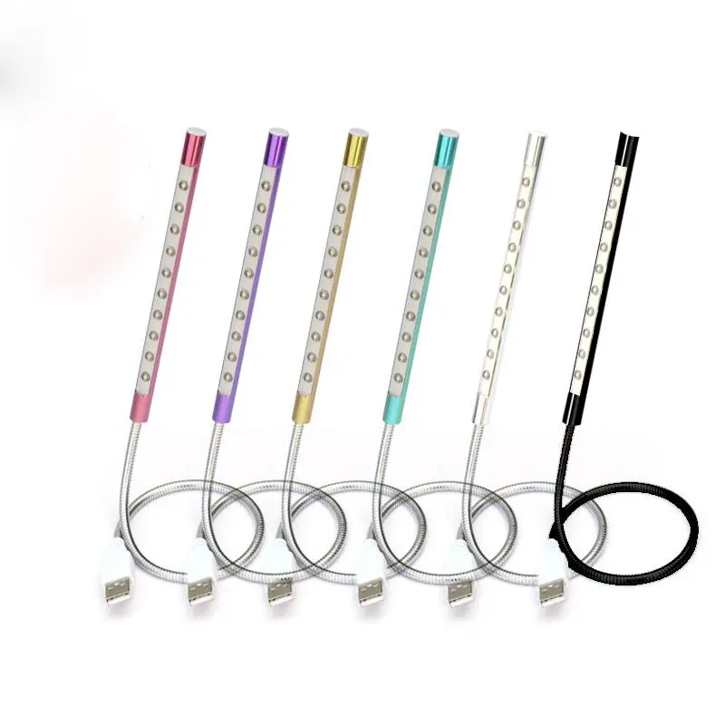 LAMPE 10 LED FLEXIBLE METAL 