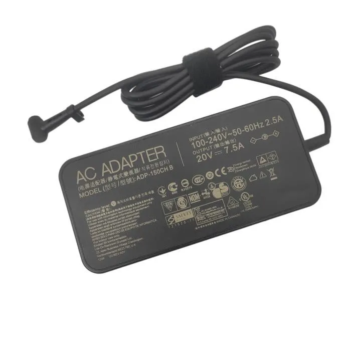 CHARGEUR ADAPTABLE ASUS 20V 7.5A 4.5*3.0 150W 