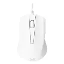 SOURIS FILAIRE COMPACTE SHARK NOIR + BLANC