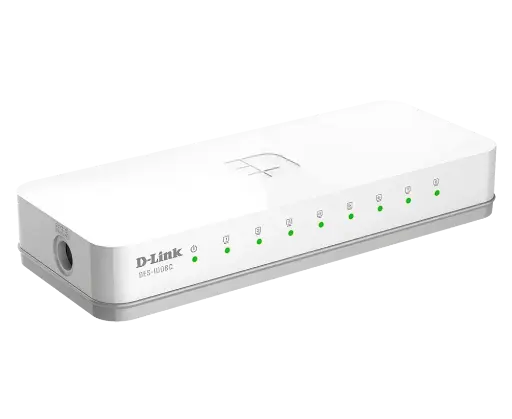 [DES-1008C/E] 8 port 10/100Base-T unmanged switch (plastic casin 
