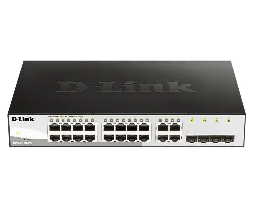 [DGS-1210-20/E] 16-Port 10/100/1000Base-T with 4 SFP Smart Switch