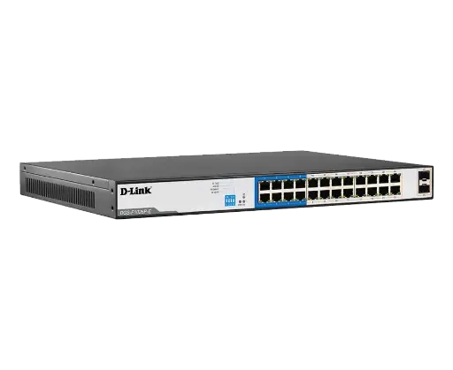 [DGS-F1026P-E] 24-Port 10/100/1000 PoE +  2 x SFP 250W 