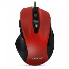 [S-6D-RE] ADVANCE SOURIS USB 6D FILAIRE RED