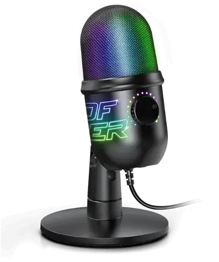 [MIC-EKO400] SOG MICROPHONE EKO 400 GAMER RGB CLARDIOD