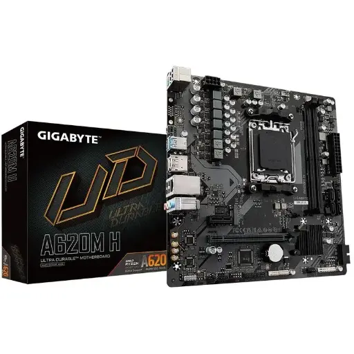 [A620M-H-G10] Carte Mere AMDRyzen Gigabyte A620M H G10 -Socle AMD AM5 - AMD RYZEN 7000 série