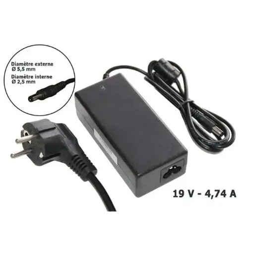 AC Adapter Toshiba 19V-4.74A 5.5 * 2.5 mm-90W