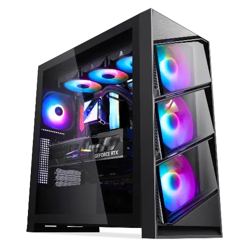 [AEOLUS-KL-BLACK] Segotep Aeolus -KL black  + 4 ventilateurs ARGB(HQ pro 12)  + controleur