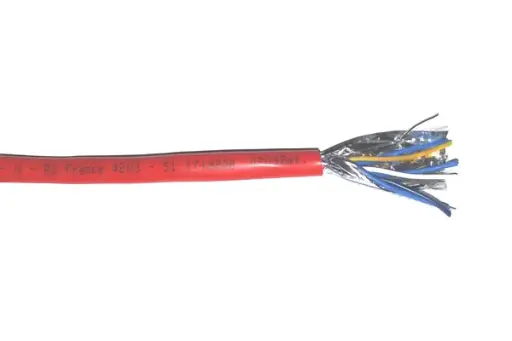 [SYT1-2XAWG-20] Câble incendie SYT1 1x2x0.8mm (0.5mm2 ) PVC / Bob 500m rouge 
