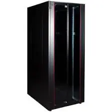 [LN-HL42U8010-BL-B] Armoire 42U 800x1000 Hyperline Double Porte Av vitré LANDE 