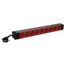 [LNPRZDUZ1U9PSC] Multiprise 9x2P+T-1U 16A,+Int+cordon 