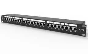 [LPA124-C6S] Panneau CAT6 FTP 24 ports , modular tool free type DOPPLER 