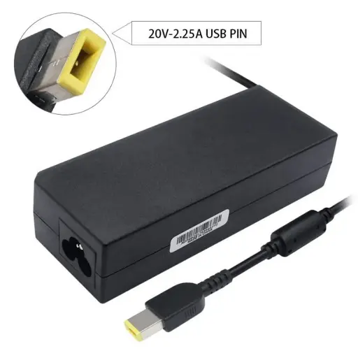 CHARGEUR PORTATIF LENOVO  USB 20V 2,25A 