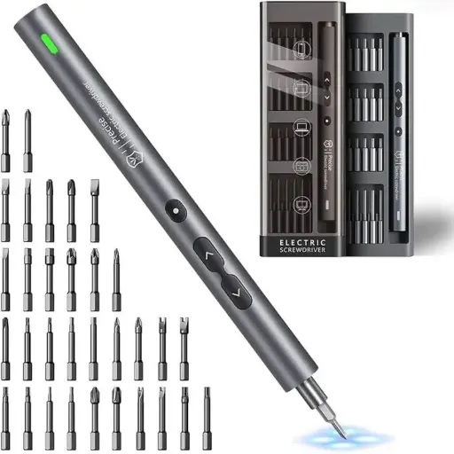 Pro portable Mini tournevis d'énergie  magnétique sans fil pour réparation de téléphone portable d'ordinateur  portable  + Appel 
