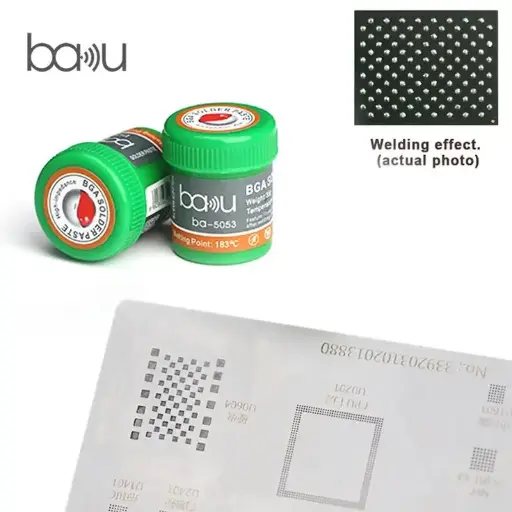 Pâte à Souder de Haute Qualité Baku  BA-5053 - Accessoires de Soudure pour Réparation PCB/BGA - Flux de  Soudure à Haute Impédance 