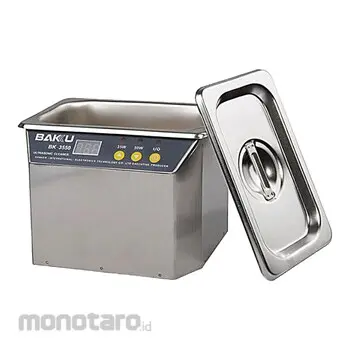 Le BAKU BK-3550 est un nettoyeur ultrasonique numérique  multifonctionnel en acier inoxydable apacité du réservoir : 0,8 litre Puissance ultrasonique : réglable entre 35W et 50W Affichage : écran LCD numérique