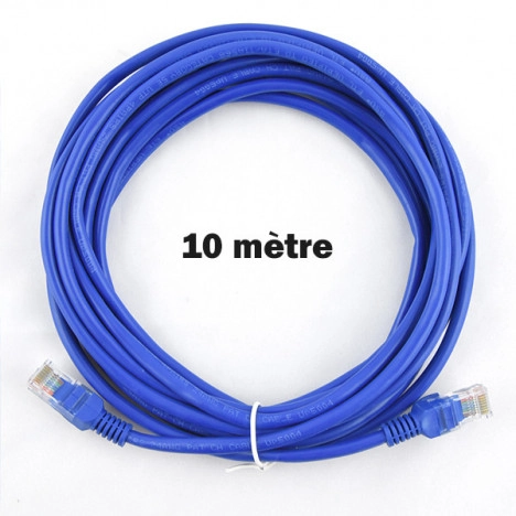 CABLE RESEAU 10 M 