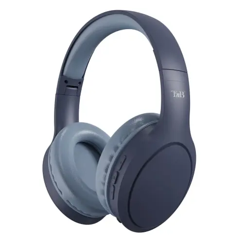 [CBTONEBL] Casque Bluetooth circum-aural TONALITY BLUE NAVY + ROSE + VERT 5.3 Autonomie 50 heures  T ype-C, Jack 