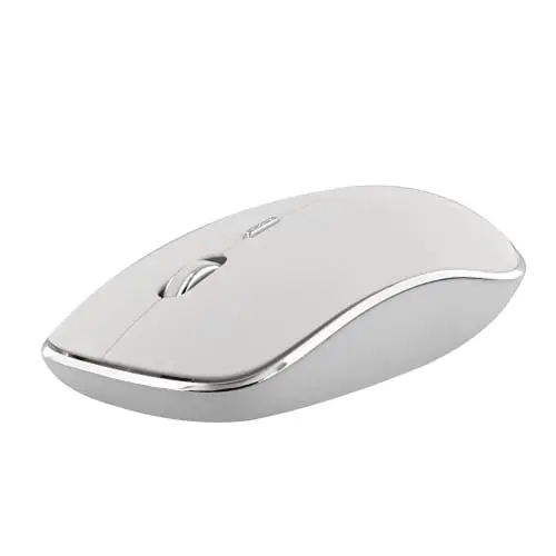 [MWRUBBY] SOURIS SANS FIL SILENT CLICK RUBBY NOIR + BLANC
